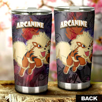 Arcanine Tumbler Cup Custom Anime Galaxy Manga Style