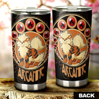 Arcanine Tumbler Cup Custom