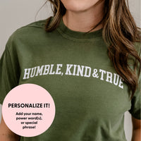 Arched Varsity - Semi-Custom - Comfort Colors Tee