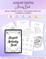 August Activity Book Bundle (Digital + Printable)