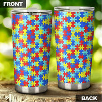 Austim Pattern Tumbler Stainless Steel