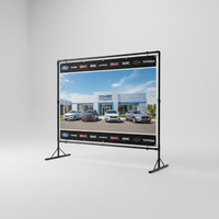 Backdrop Step & Repeat Banner Stand Kit