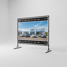 Backdrop Step & Repeat Banner Stand Kit
