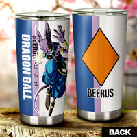 Beerus Tumbler Cup Custom Car Accessories For Fans
