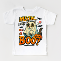 Meow.. I Mean Boo Halloween Cat Shirt - Halloween Tee