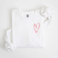 Big Heart - Teach Them Love Them Watch Them Grow (pf&b) - White BASIC Fleece