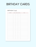 Birthday Tracker