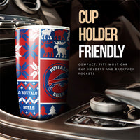Buffalo Bills Tumbler Cup Custom Ugly Style Car Accessories