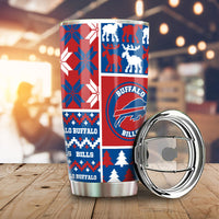 Buffalo Bills Tumbler Cup Custom Ugly Style Car Accessories
