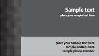 Business Cards 14pt Template 005F