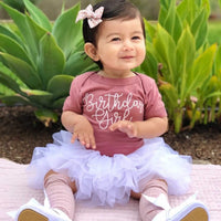 Birthday Girl - New Cursive - Child Tee