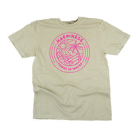 Happiness Comes In Waves - Comfort Colors Tee