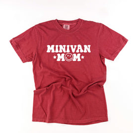 Minivan Mom - Smiley Face (f & b) - Comfort Colors Tee