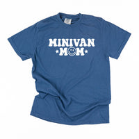 Minivan Mom - Smiley Face (f & b) - Comfort Colors Tee