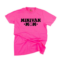Minivan Mom - Smiley Face (f & b) - Comfort Colors Tee