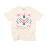 Pickleball Social Club (Girl's Girl Version) - Comfort Colors Tee