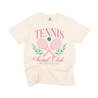 Tennis Social Club (Girl's Girl Version) - Comfort Colors Tee