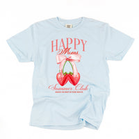 Happy Moms Summer Club (Girl's Girl Version) - Comfort Colors Tee