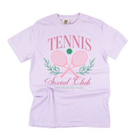 Tennis Social Club (Girl's Girl Version) - Comfort Colors Tee