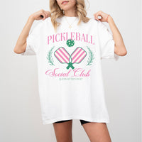 Pickleball Social Club (Girl's Girl Version) - Comfort Colors Tee