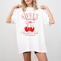 Sweet Sumertime Social Club (Girl's Girl Version) - Comfort Colors Tee