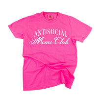Text Only - Antisocial Moms Club - Comfort Colors Tee