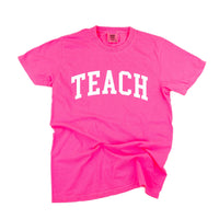 Teach (Varsity) - Comfort Colors Tee