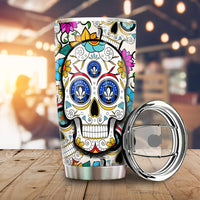 CF Montréal Tumbler Cup Custom Sugar Skull Car Accessories