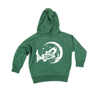 Fishing Compass - Fishing Scene (pf&b)  - Child HOODIE