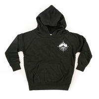 Fishing Compass - Fishing Scene (pf&b)  - Child HOODIE
