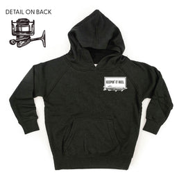 Keepin' It Reel - Fishing Reel (pf&b) - Child HOODIE
