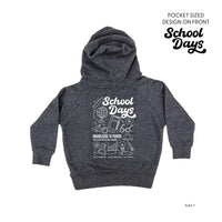 School Days - School Day Items (pf & b) - Child HOODIE