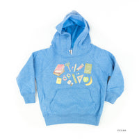 Watercolor School Supplies - Child HOODIE