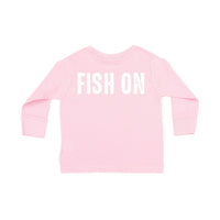 Mountain Fish & Pole - Fish On (pf&b) - Child Long Sleeve Tee