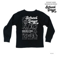 School Days - School Day Items (pf & b) - Child Long Sleeve Tee