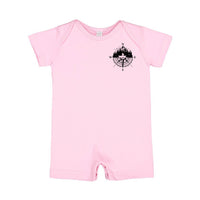 Fishing Compass - Fishing Scene (pf&b) - Shorts Romper