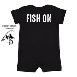 Mountain Fish & Pole - Fish On (pf&b)  - Shorts Romper