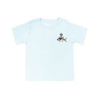 Fishing Skelly - Never Give Up (pf&b) - Child Tee