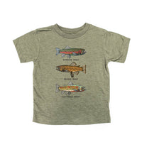 Trout Chart - Hand Drawn - Child Tee