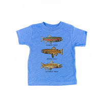 Trout Chart - Hand Drawn - Child Tee