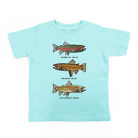 Trout Chart - Hand Drawn - Child Tee