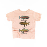 Trout Chart - Hand Drawn - Child Tee