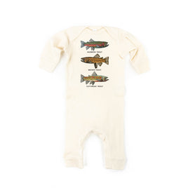Trout Chart - Hand Drawn - Baby Sleeper