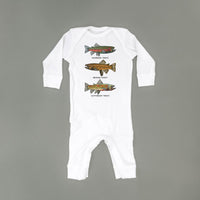 Trout Chart - Hand Drawn - Baby Sleeper