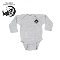 Fishing Compass - Fishing Scene (pf&b) - Child Long Sleeve Tee