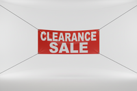 Clearance Sale Banner's