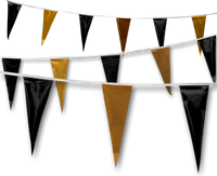 Metallic Rainbow Pennant