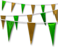 Metallic Rainbow Pennant