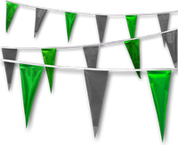 Metallic Rainbow Pennant