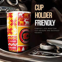 Calgary Flames Tumbler Cup Custom Ugly Style Car Accessories